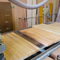 一枚板の幅接ぎ