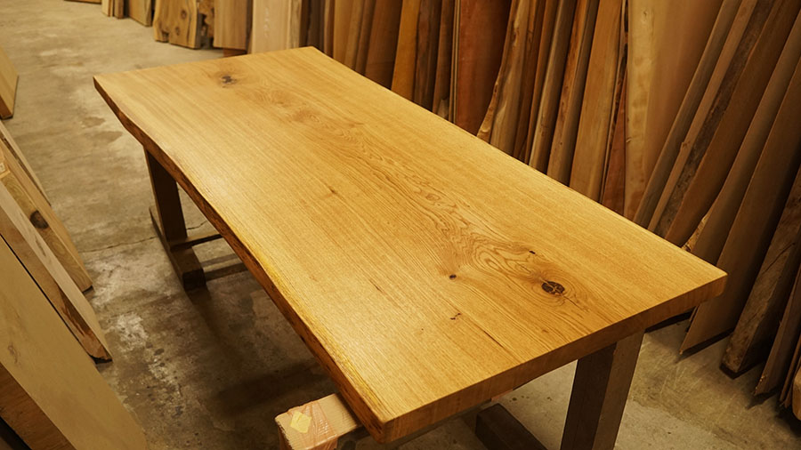 ナラの木一枚板