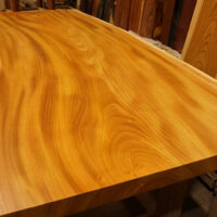ケヤキ無垢一枚板ダイニングテーブル天板