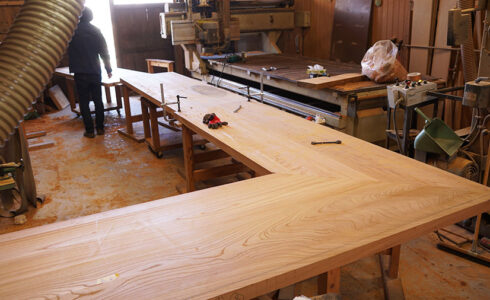 店舗カウンター製作