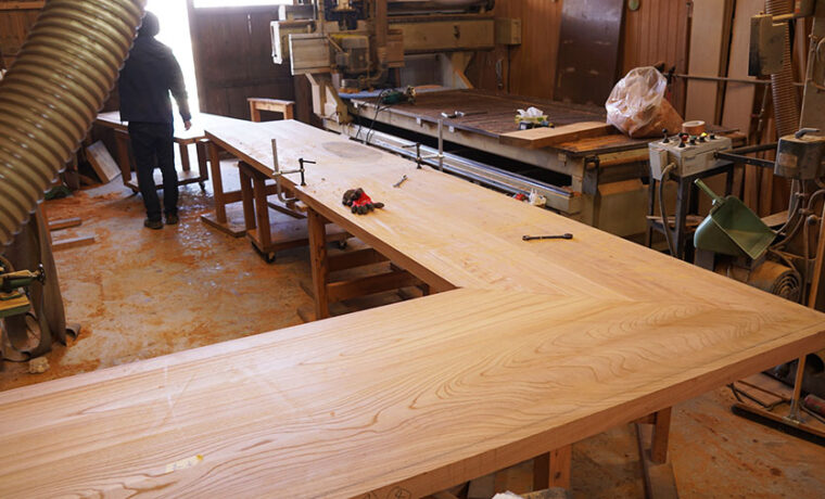 店舗カウンター製作