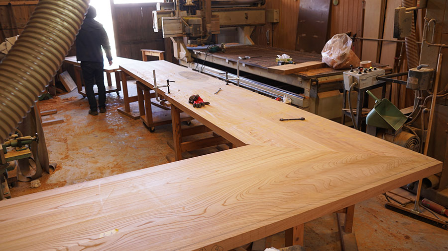 店舗カウンター製作