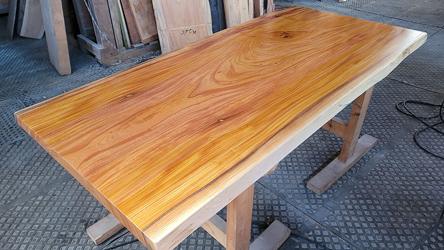 ケヤキ無垢一枚板天板