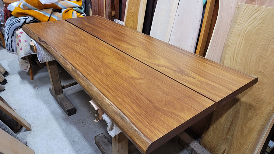 アフリカンチーク一枚板