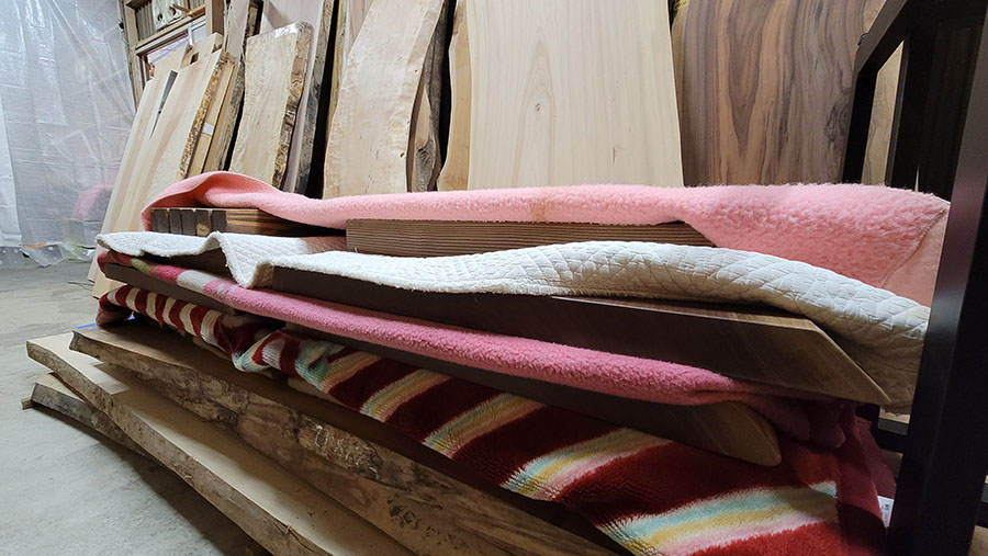 ウォルナットテーブル天板