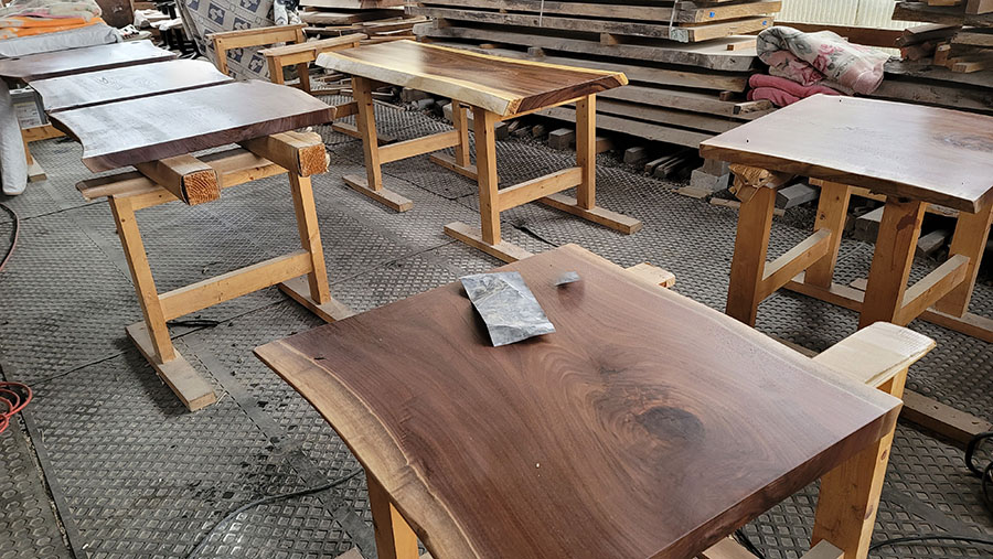 ウォルナット一枚板