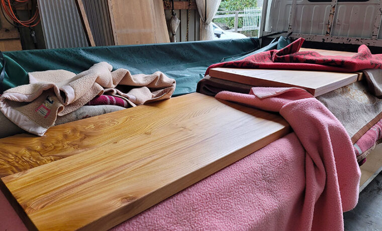 無垢一枚板テーブル天板