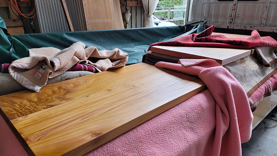 無垢一枚板テーブル天板