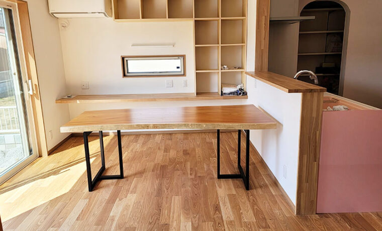 群馬県の一枚板テーブル