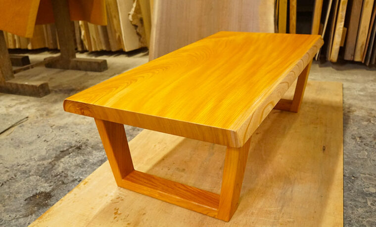 無垢一枚板ローテーブル