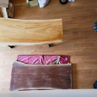 一枚板の見比べ