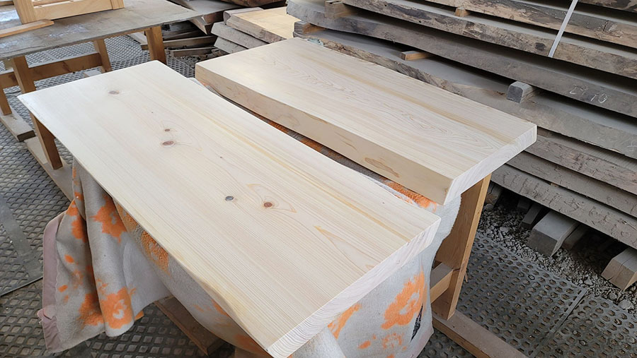 ヒノキ看板用板