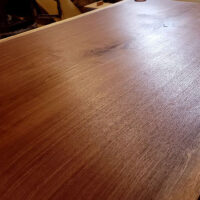 ブラックウォルナット一枚板オイル塗装