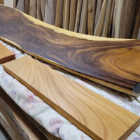 モンキーポット一枚板カウンター