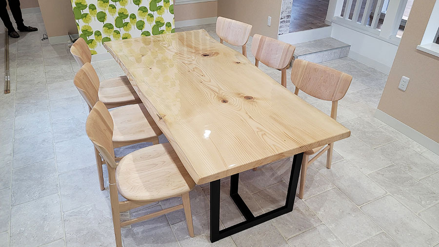 一枚板オフィステーブル