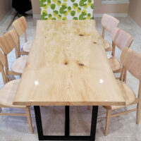 無垢一枚板会議テーブル