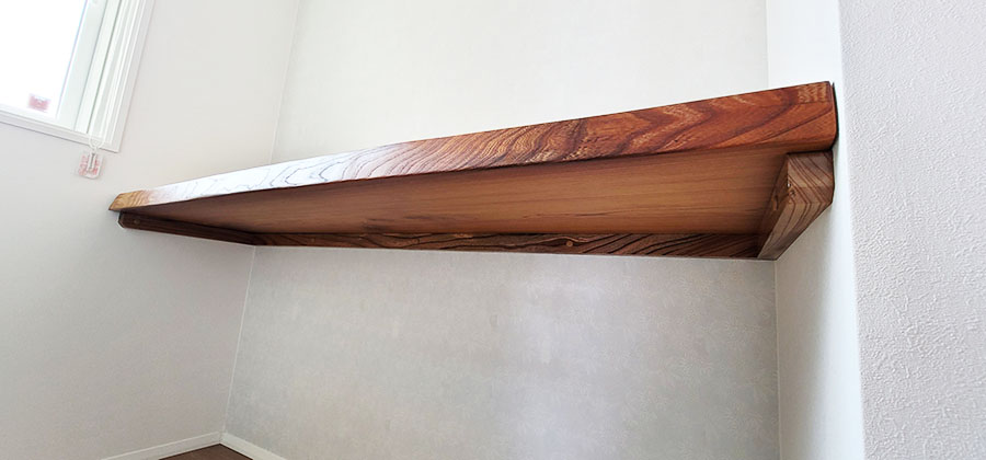 一枚板カウンターテーブル