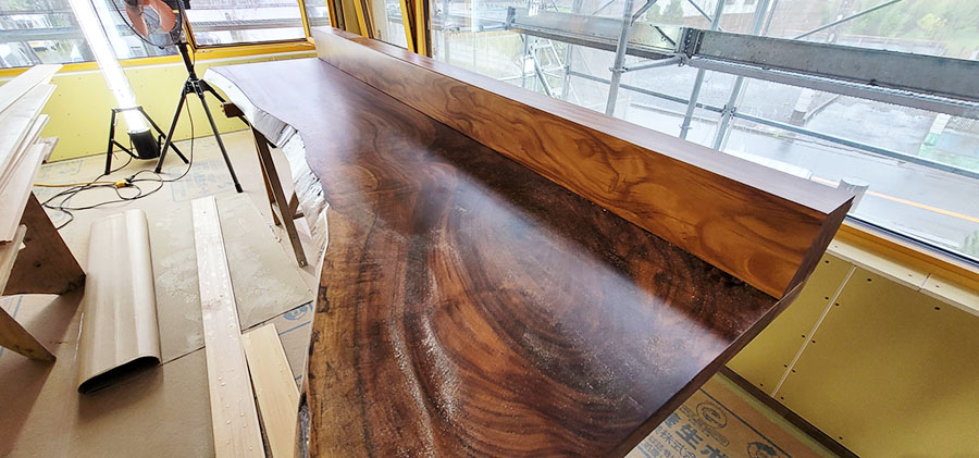 無垢一枚板玄関板