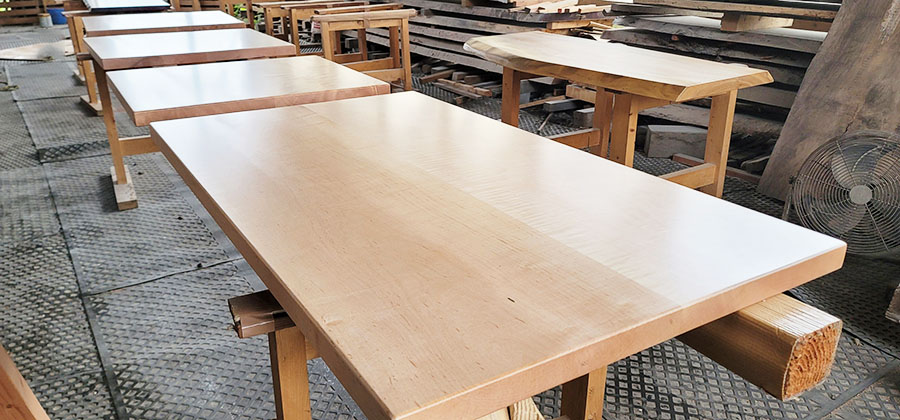 楓無垢テーブル