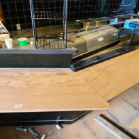 無垢一枚板カウンター