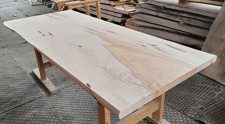 栃一枚板ダイニングテーブル