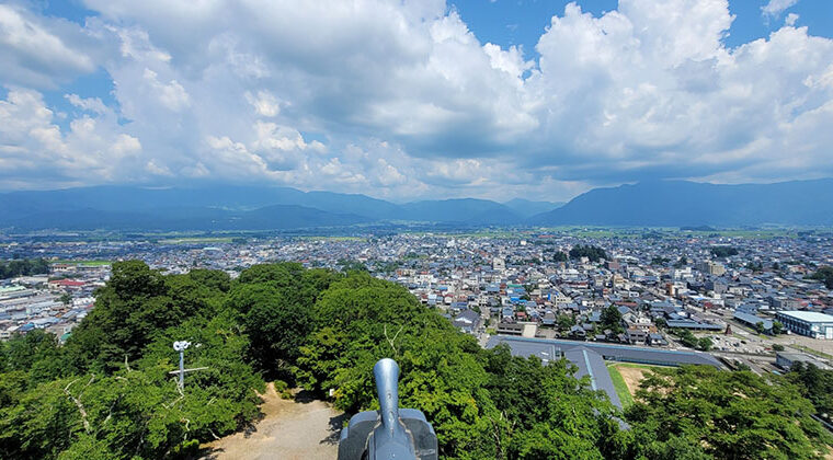 福井市内を見渡す