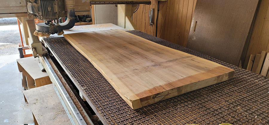 杉無垢一枚板テーブル天板