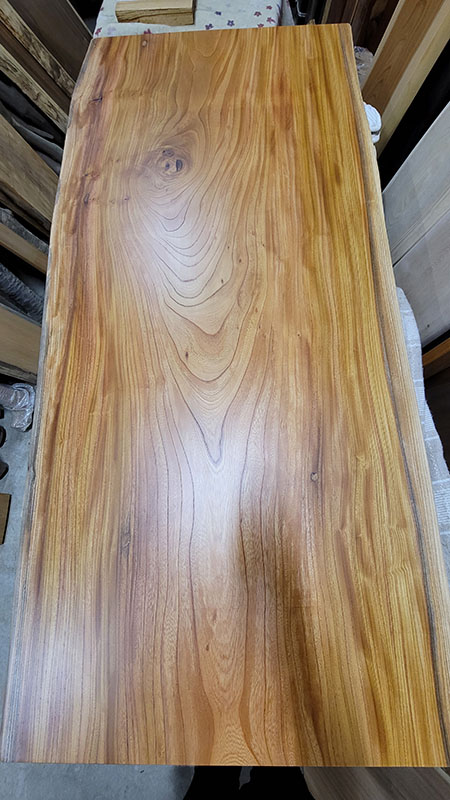 ケヤキ一枚板テーブル天板