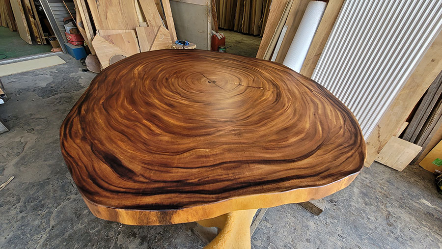 モンキーポット丸テーブル