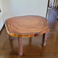 一枚板丸テーブル