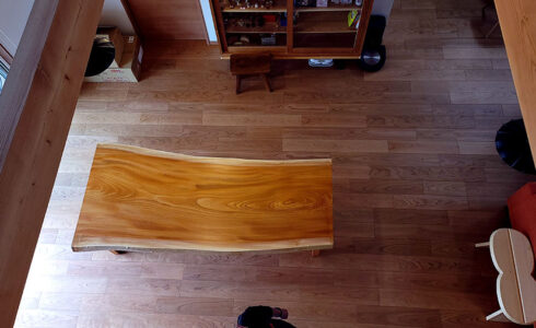 天然木一枚板テーブル