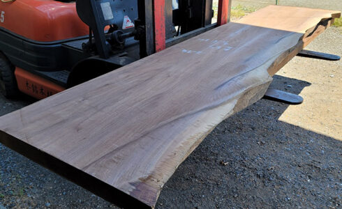 ブラックウォルナット無垢一枚板