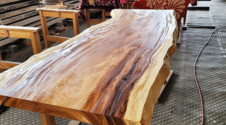 モンキーポット一枚板