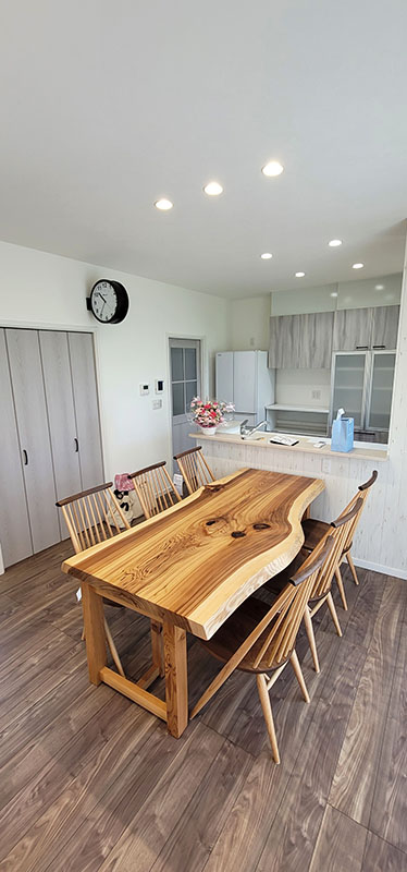 無垢一枚板テーブル