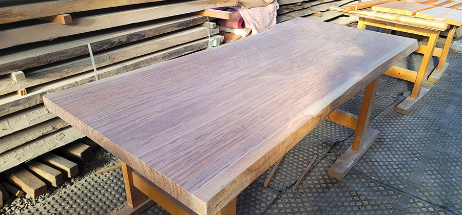 ブラックウォルナット一枚板テーブル天板