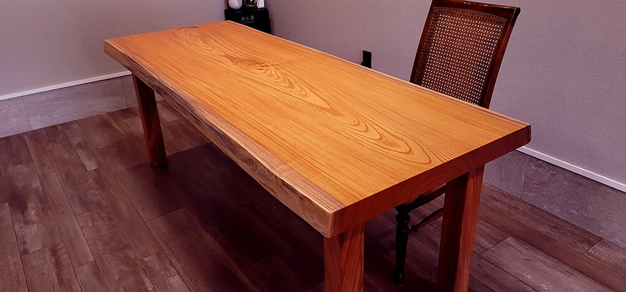 無垢一枚板会議テーブル