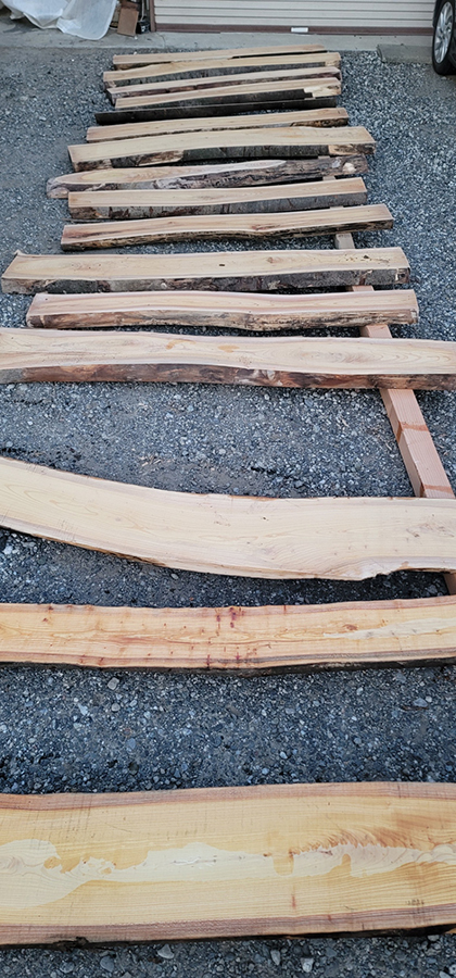 ケヤキ無垢一枚板