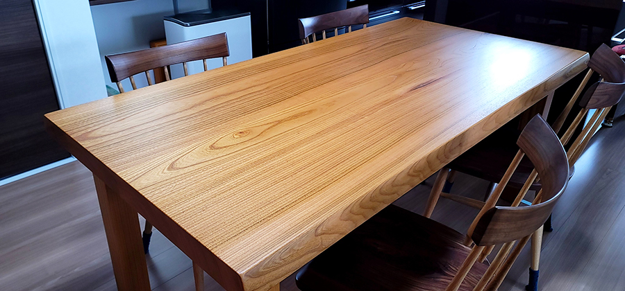 欅無垢テーブル