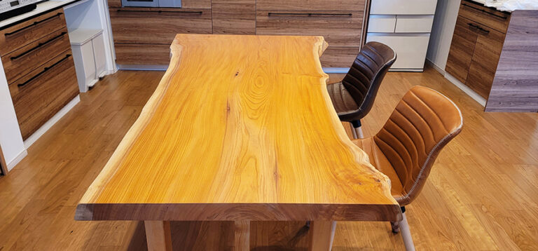 欅一枚板ダイニングテーブル