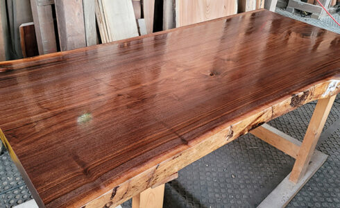 ブラックウォルナット一枚板