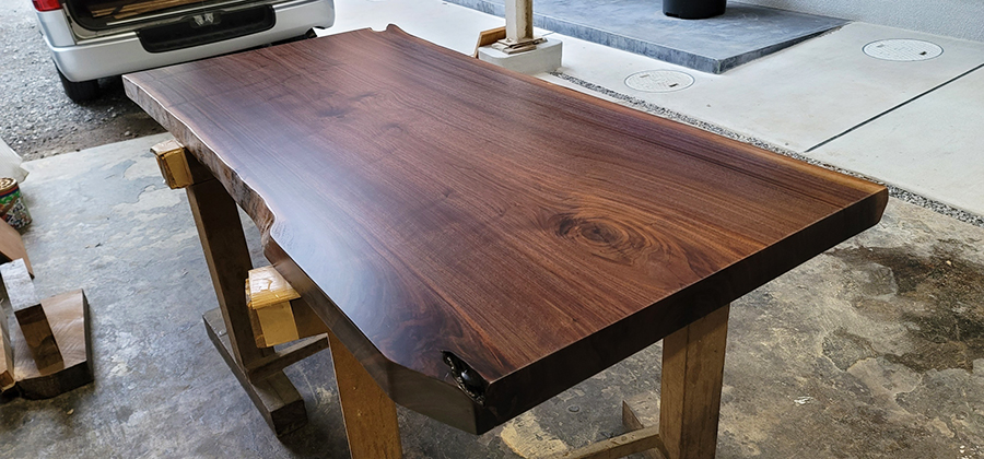 ブラックウォルナット一枚板