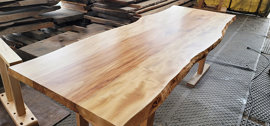 栃一枚板テーブル天板