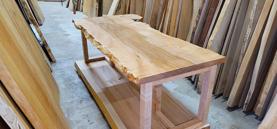 楓一枚板ダイニングテーブル