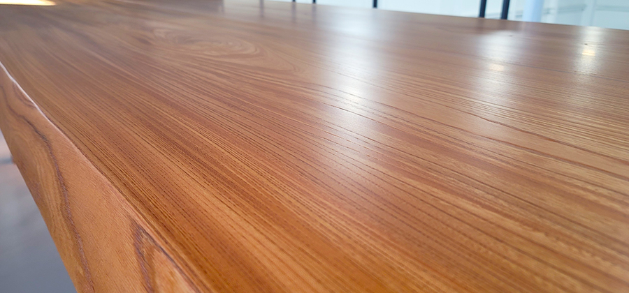 ケヤキ無垢一枚板テーブル