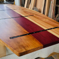 舟形会議テーブル|一枚板