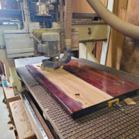 持ち込みの無垢一枚板の修理
