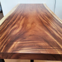 無垢一枚板テーブル製作