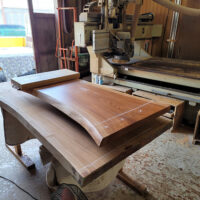 一枚板テーブル製作