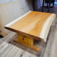 ケヤキ一枚板座卓