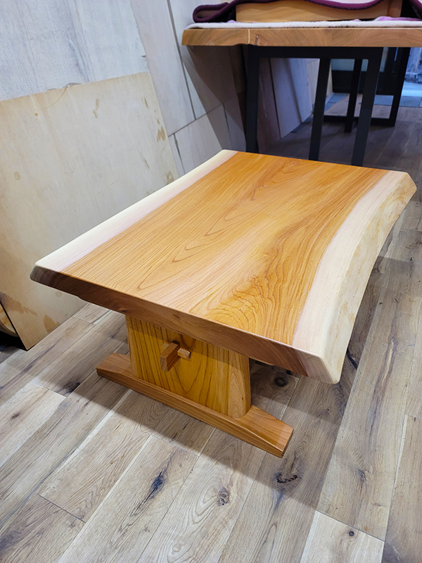 ケヤキ一枚板座卓